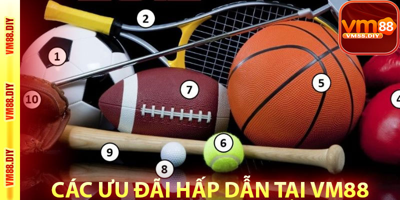 Các ưu đãi hấp dẫn tại vm88